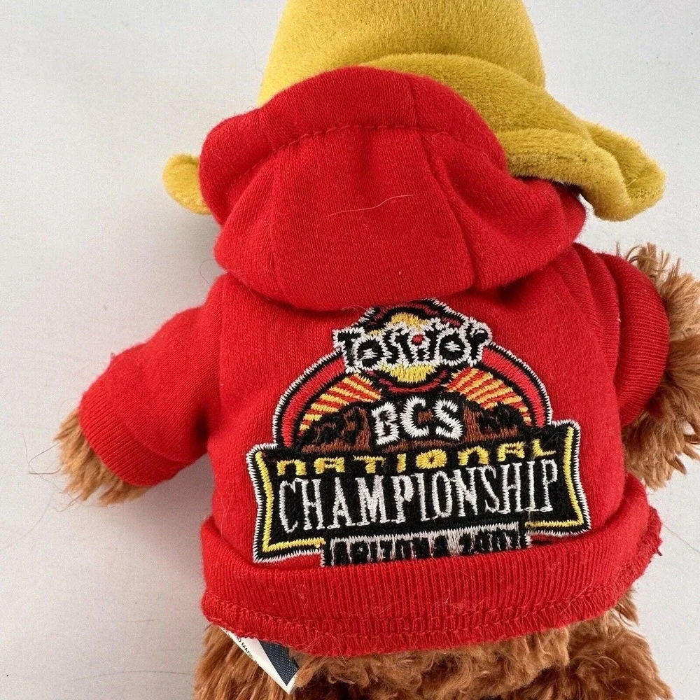 Ohio State Plush Teddy Bear Hat Hoodie BCS National Championship Tostitos 2007‎